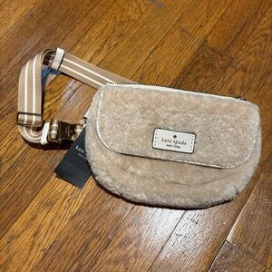 Kate Spade New York “The Rosie” Faux Shearling Belt Bag